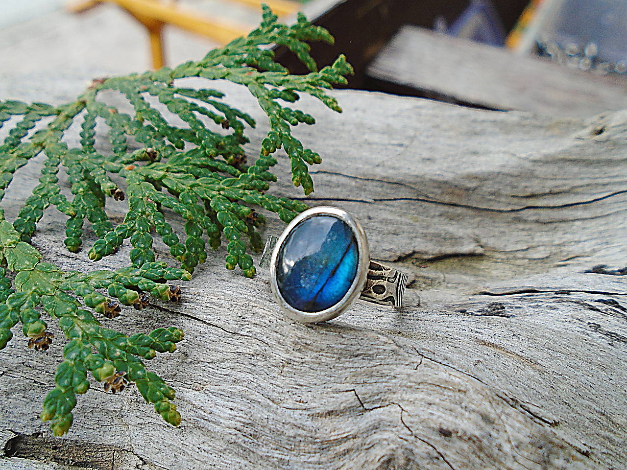 Strieborny prsteň Ag 925 Labradorit