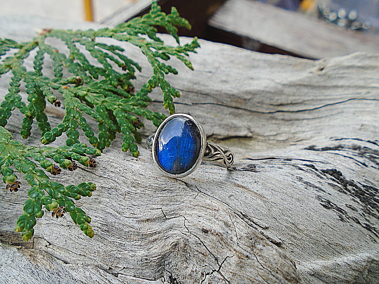 Strieborny prsteň Ag 925 Labradorit