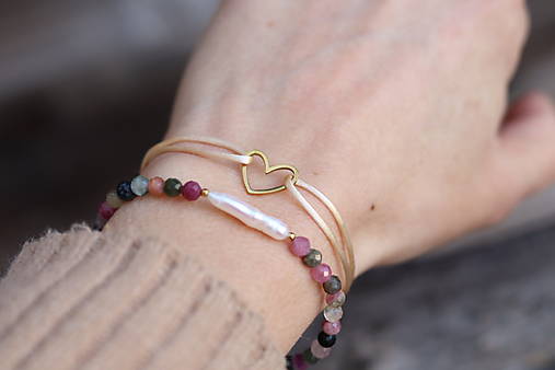 DUO set náramkov - turmalín