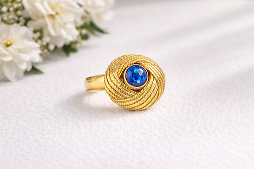 Prstene - Prsteň Azurie - 18273035_