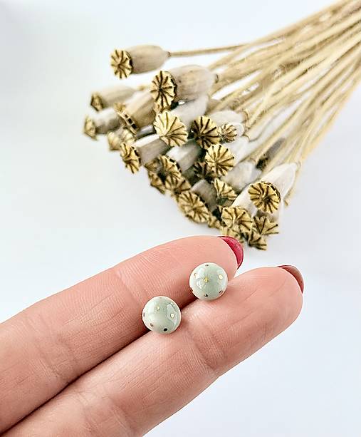 Porcelánové náušnice