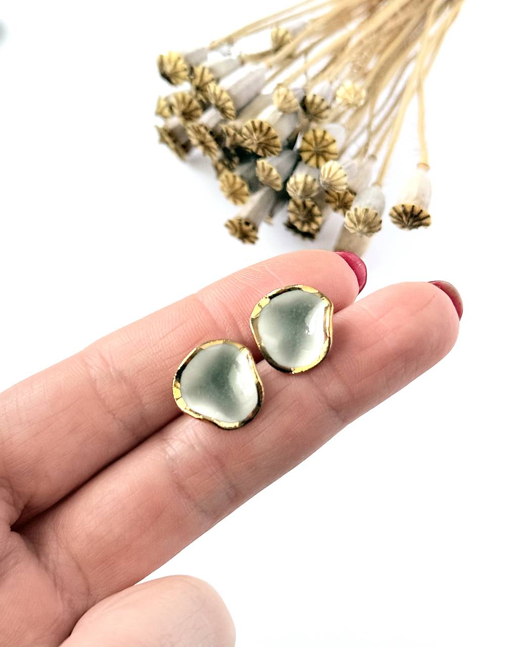 Porcelánové náušnice