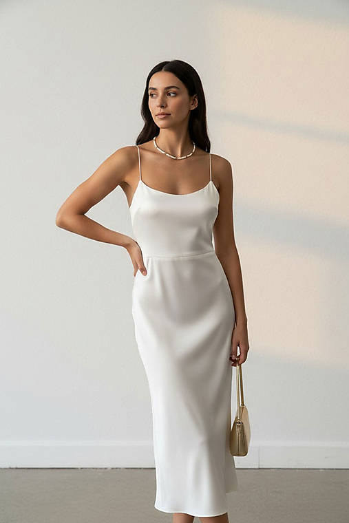 Perlový náhrdelník s minerálom prehnit – Line Cube