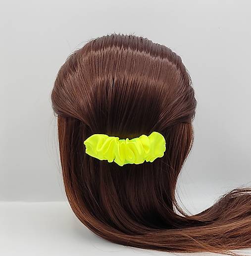 Ozdoby do vlasov - Spona do vlasov scrunchie reflexná - 18275567_