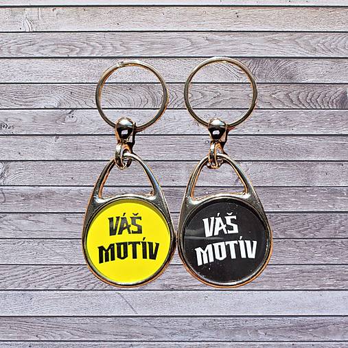 Obojstranná kľúčenka s potlačou pre firmy, merch a suveníry - obojstranná potlač