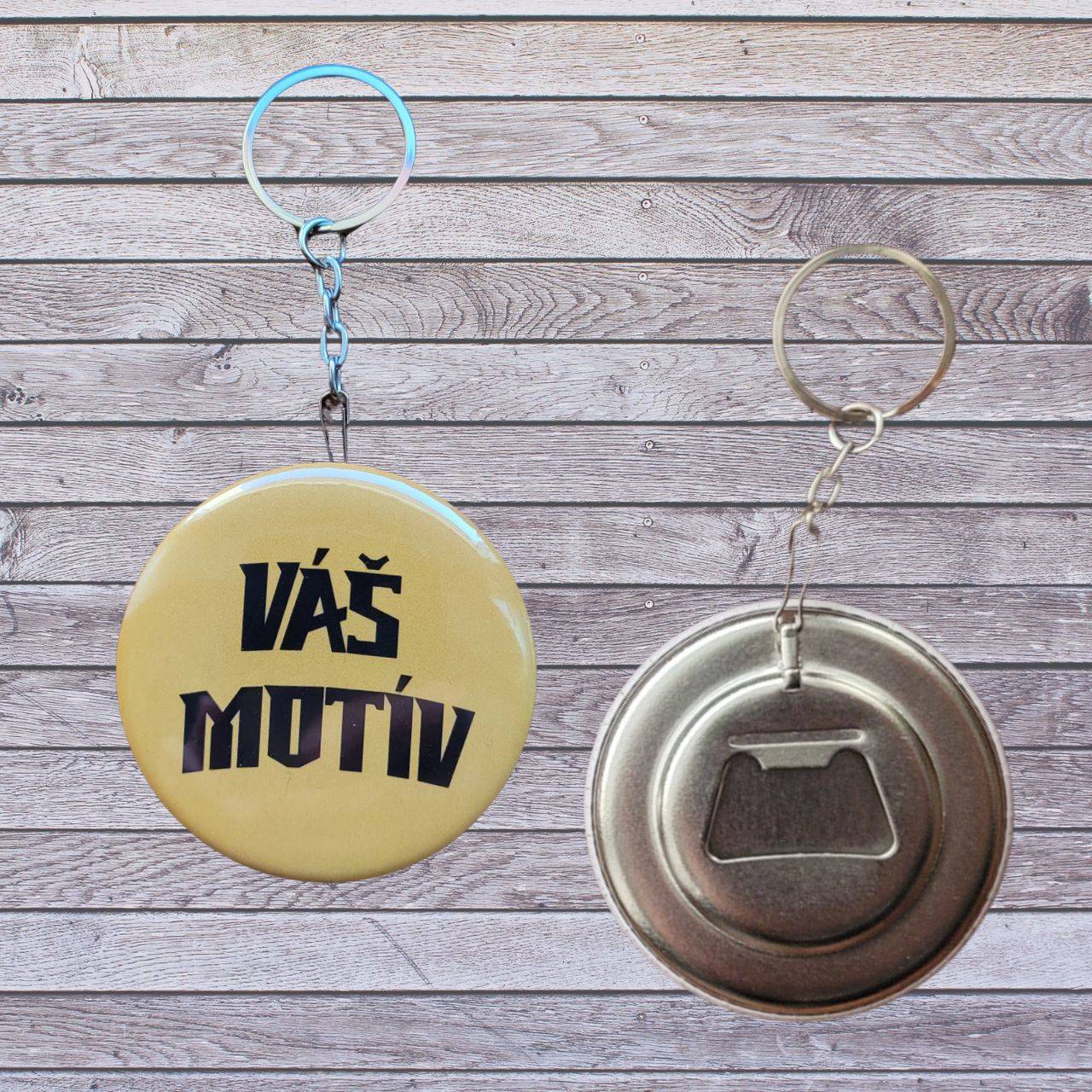 Prívesok s otvárakom na fľaše s vlastnou potlačou