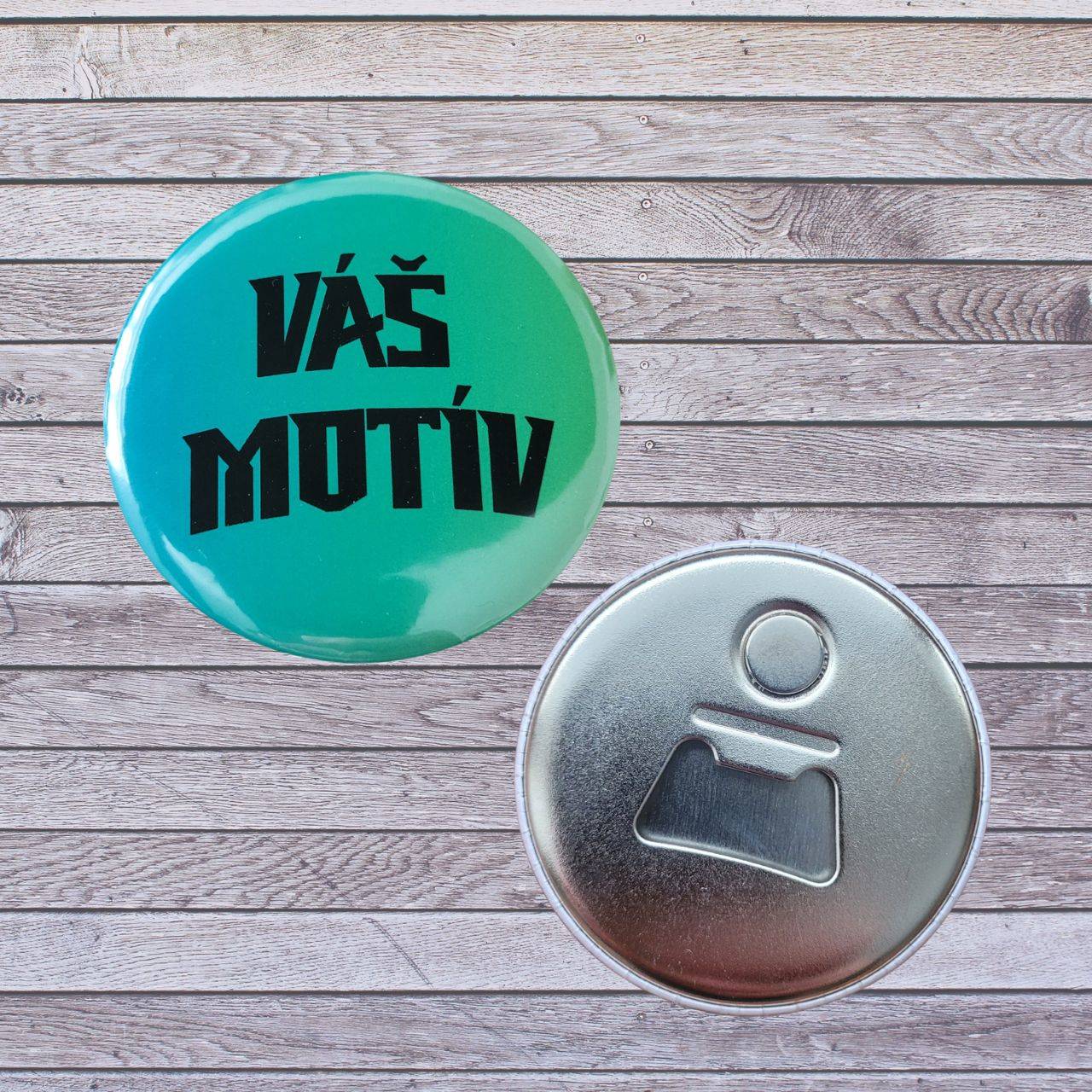 Otvárak na fľaše s magnetom 58 mm s vlastnou potlačou