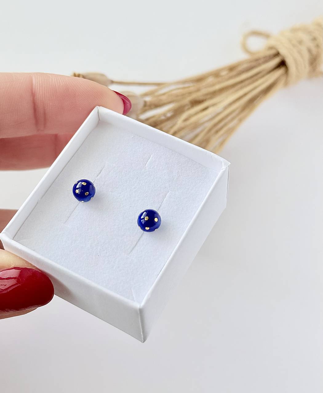 Porcelánové náušnice