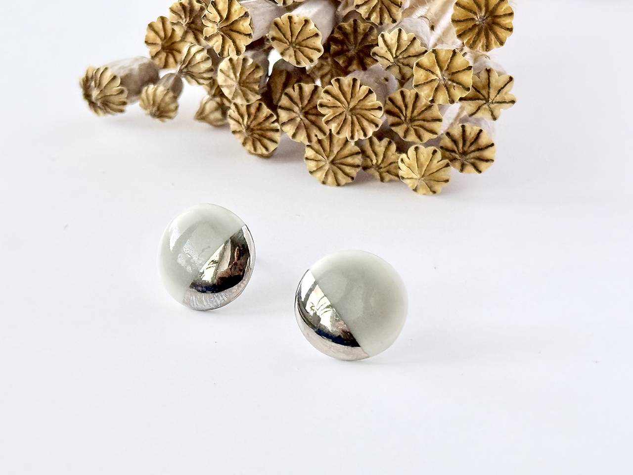 Porcelánové náušnice