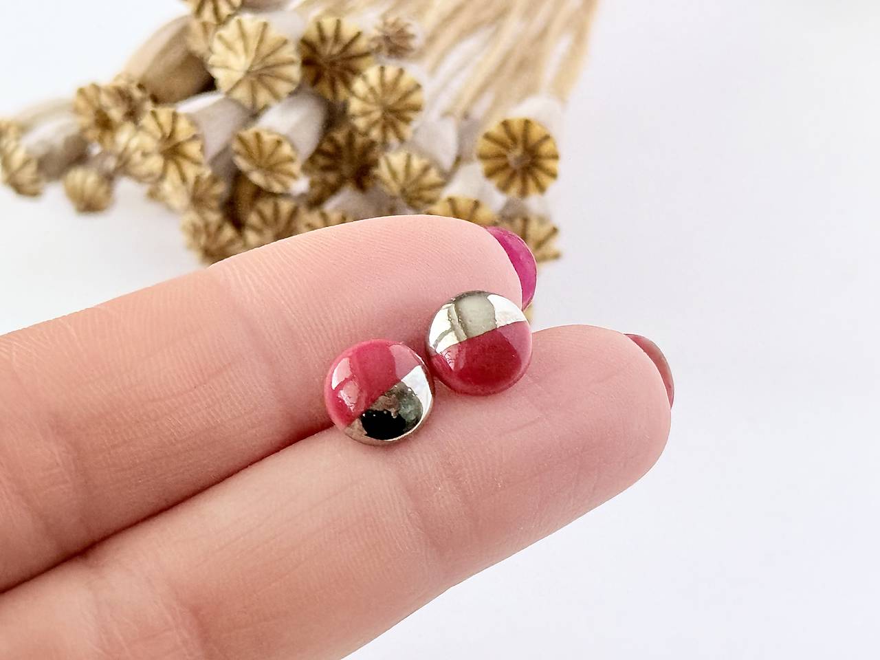 Porcelánové náušnice