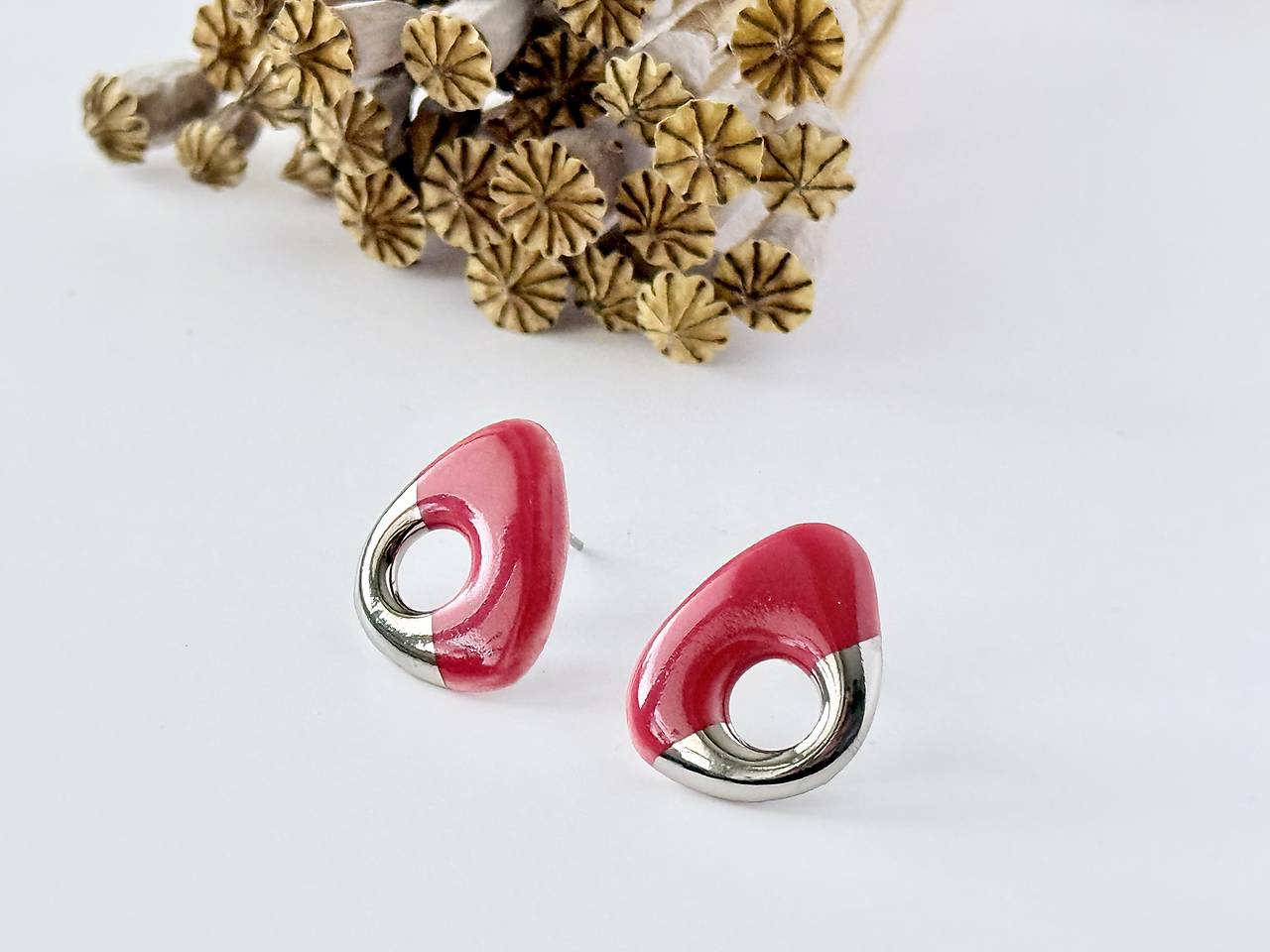 Porcelánové náušnice