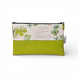 Taštičky - Taštička kozmetická, s koženkou - 18276817_