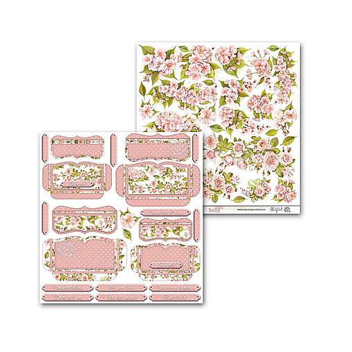 Papier - Margaret scrapbook papier 12x12 kusový 616 - 18278324_