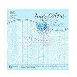 Papier - Scrapbook papier True Colors Blue 12 x 12 - 18280030_