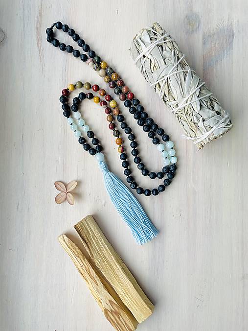 Náhrdelníky - Náhrdelník JAPA 108 - Podzimní vecer ..... - 18280330_