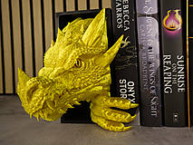 Dekorácie - Book Nook | Drak | Golden Edition - 18281606_