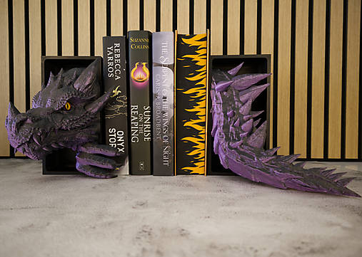 Dekorácie - Book Nook | Drak | Andarna - 18281578_