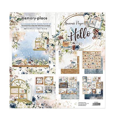 Papier - Scrapbook papier Hello 12x12 - 18283618_