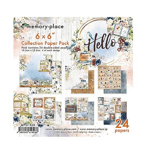Papier - Scrapbook papier Hello 6x6 - 18283621_
