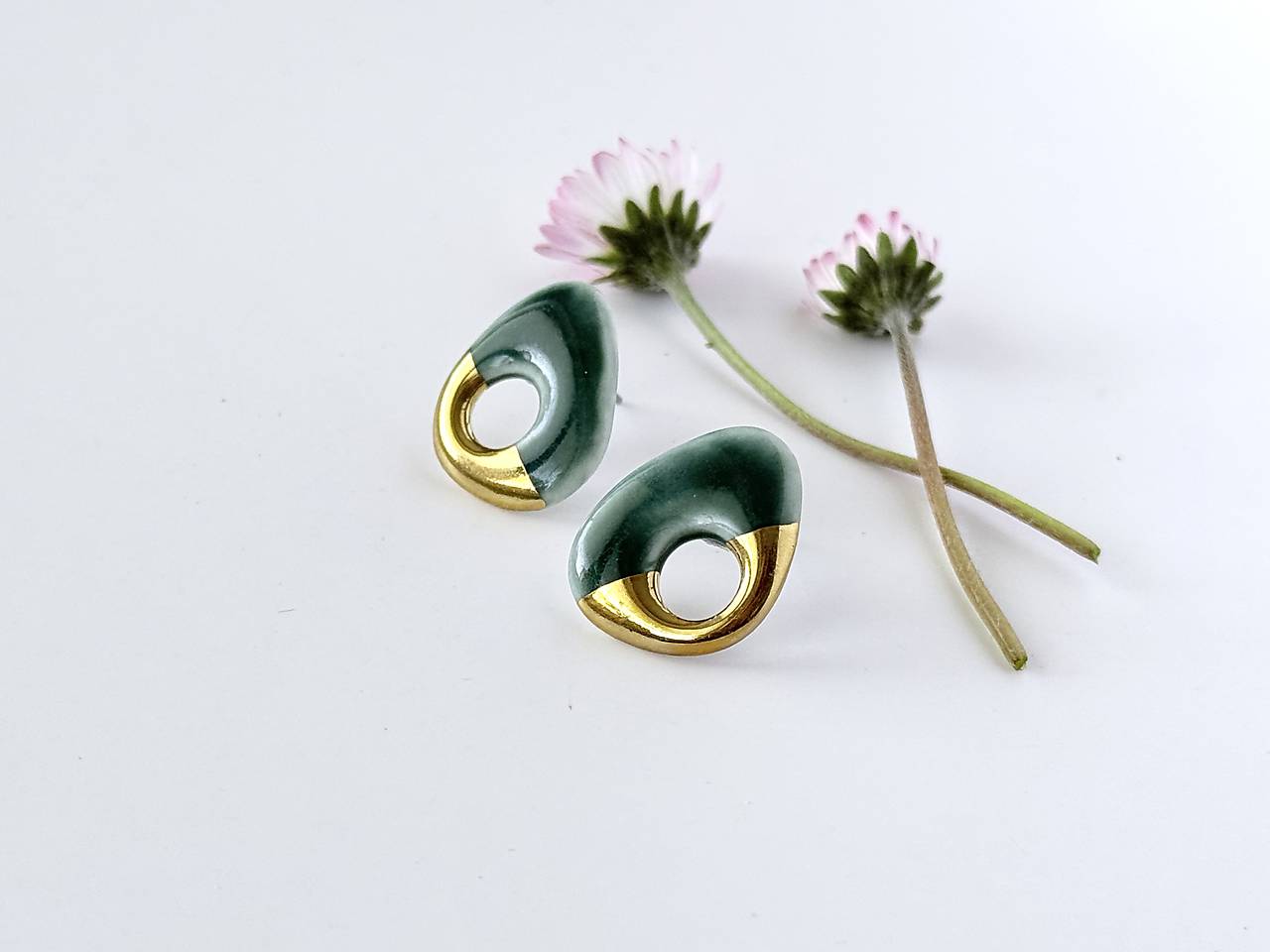 Porcelánové náušnice