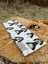 Čiapky, čelenky, klobúky - Čelenka na turistiku: PSÍKOVIA - 18283080_