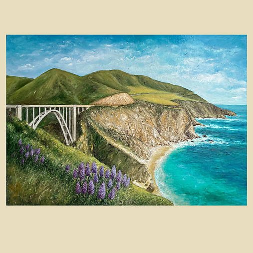 Obrazy - Cesta pobrežím 50x70 - 18282113_