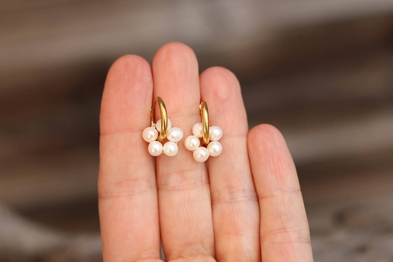 Perlové náušnice