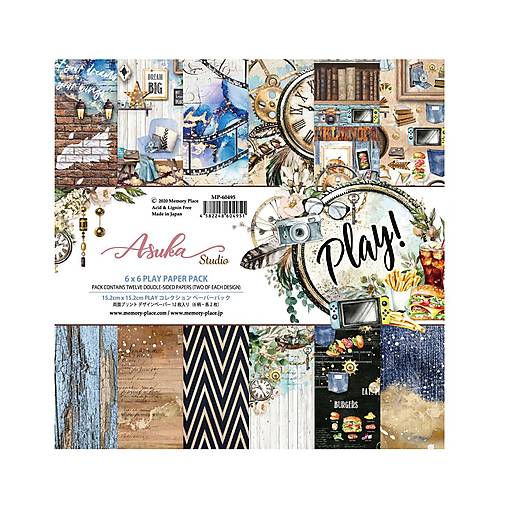 Papier - Scrapbook papier Play! 6x6 - 18286100_