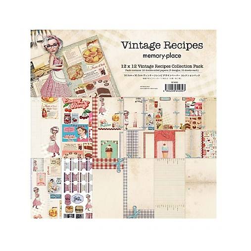 Papier - Scrapbook papier Vintage Recipes 6x6 - 18286182_