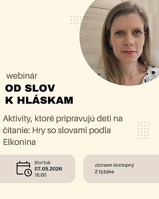 Od slov k hláskam - webinár