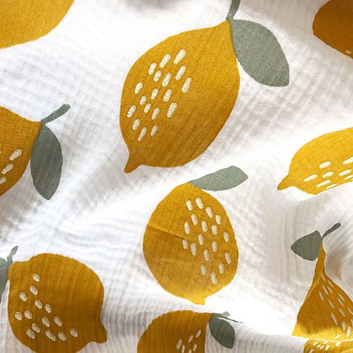 citróny, 100 % bavlnený mušelín Holandsko