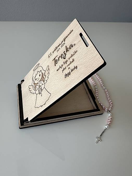 Drevená krabička na peniaze