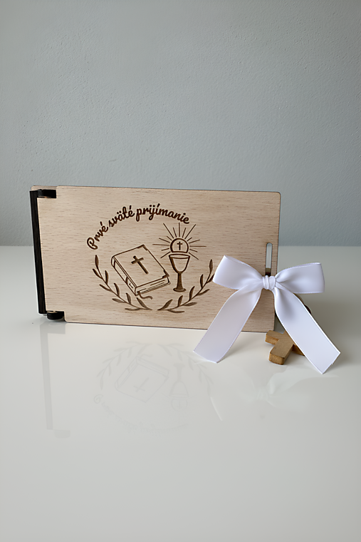 Drevená krabička na peniaze