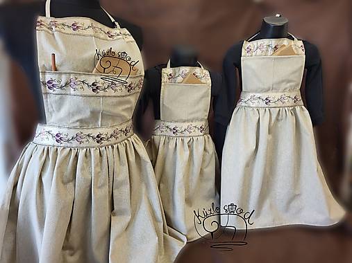 Úžitkový textil - Zásterka nielen ako kuchárska 6 veľkostí - 18286366_