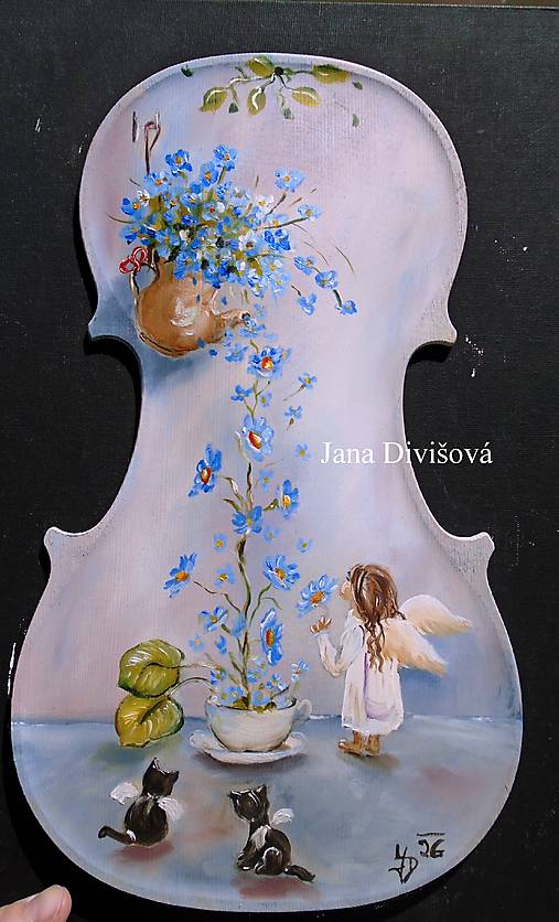 Obrazy - Keď rozkvitnů nezábudky - ORIGINÁL - 18285850_