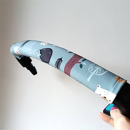 Detský textil - Poťah na detské madlo Thule TUG2 nebo TUG3 - mint - 18286442_