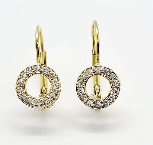 Náušnice - Zlaté náušnice - 18285330_