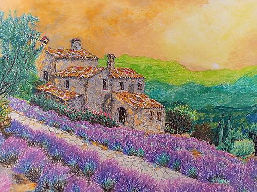 Kresby - Zlaté ticho nad levandulí - 18288158_