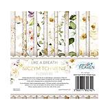 Papier - Scrapbook papier 6x6 Like a Breath - kvety - 18288914_