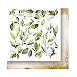 Papier - Scrapbook papier 6x6 Like a Breath - kvety - 18288916_