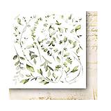Papier - Scrapbook papier 6x6 Like a Breath - kvety - 18288917_