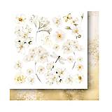 Papier - Scrapbook papier 6x6 Like a Breath - kvety - 18288918_
