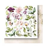 Papier - Scrapbook papier 6x6 Like a Breath - kvety - 18288920_