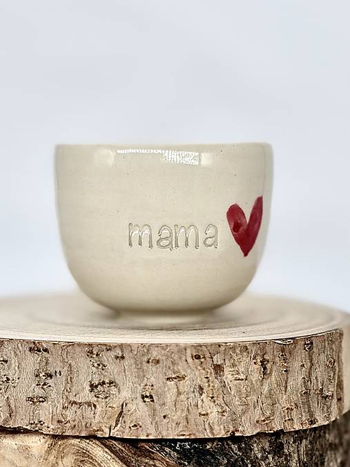 Srdce - pohárk epsresso mama (100ml, bez uška)