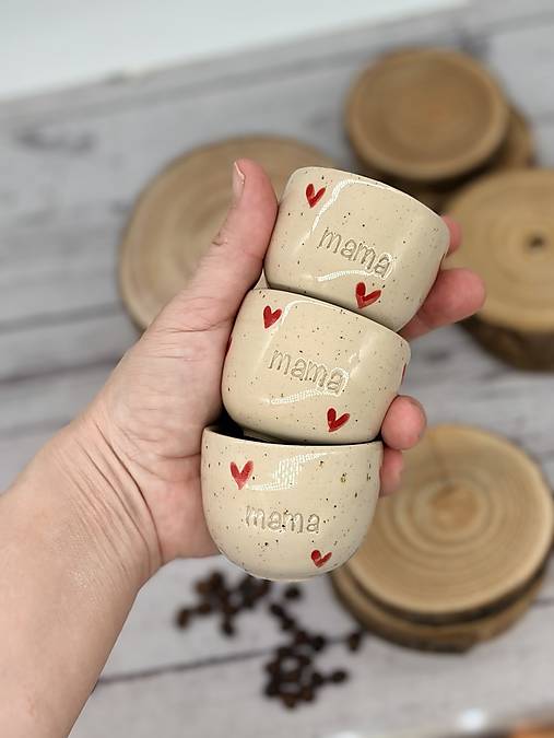 Dotty Love - pohárk epsresso mama (100ml, bez uška)