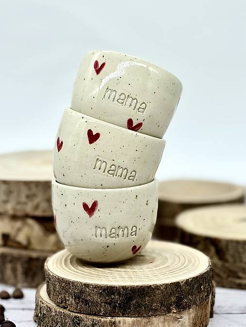 Dotty Love - pohárk epsresso mama (100ml, bez uška)