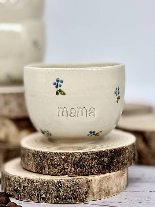 Nezábudka - pohárik cappuccino mama (200ml, bez uška)