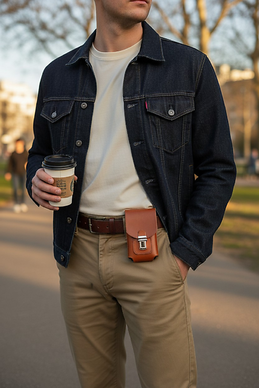 Kožené púzdro na mobil