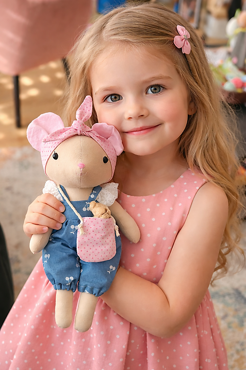 Hračky - Myška hryzka - 18288096_