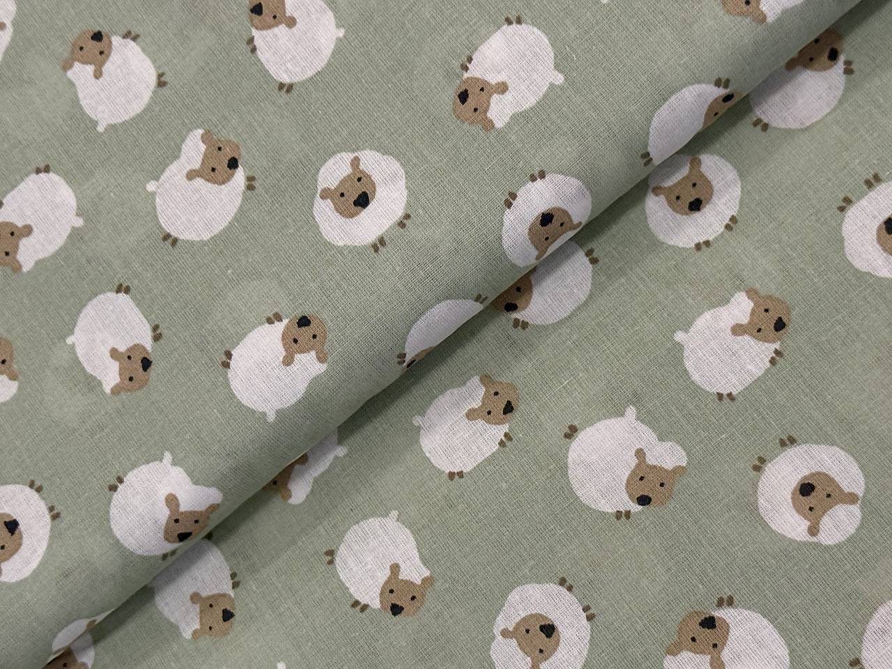 100% BAVLNA STOF / OVEČKY